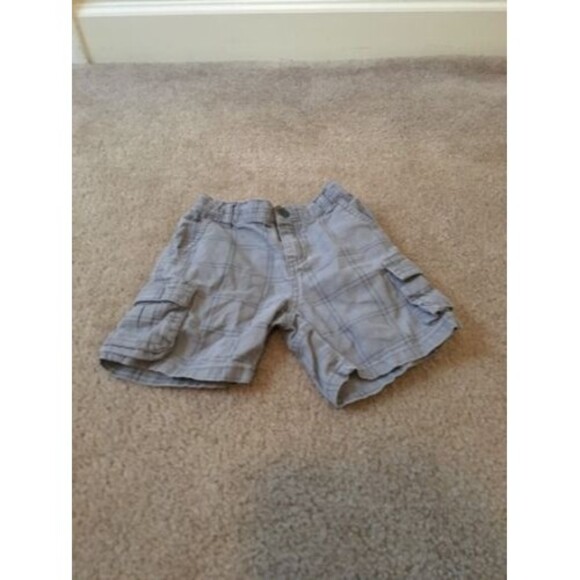Gymboree Toddler Boys Plaid Cargo Shorts Button & Zip Size 18-24 Months - Picture 1 of 10